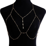 Shining Zircon Tassel Sexy Beach Wedding Accessories