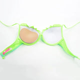 Bikini 2025 Chest Pad Bikini Set Push Up Padded