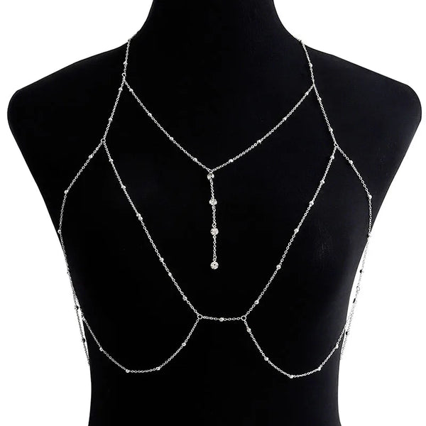 Shining Zircon Tassel Sexy Beach Wedding Accessories