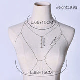 Shining Zircon Tassel Sexy Beach Wedding Accessories